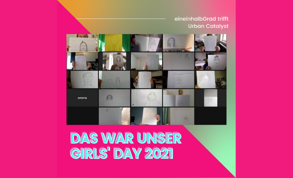 Collage zum Girls'Day bei eineinhalbGrad