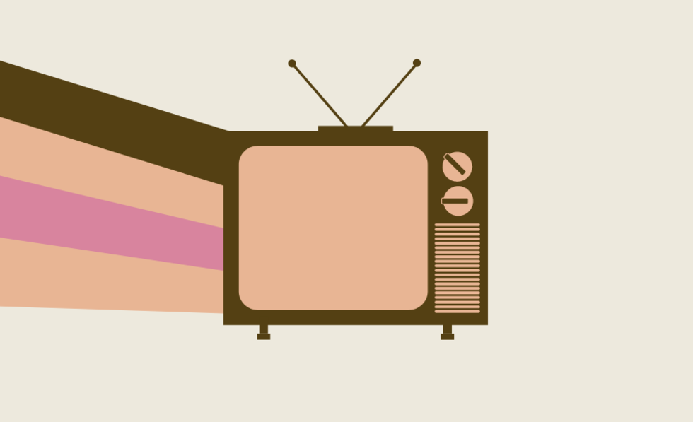 Grafik eines Fernsehers